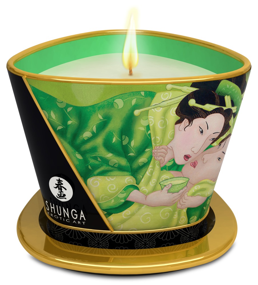 Shunga Massagekerze “Massage Candle“ mit sanftem subtilem Duft